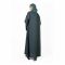 Affinity Pristine Green Abaya + Hijab Set, With Black Borders