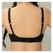 BeBelle Tulips Cotton Embroidered Bra, Beyond Basics, Black