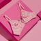 BeBelle TLP-Hearts Cotton Bra, Beyond Basics, Orchid Pink, 1314