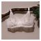 BeBelle X-Over Cup/Cross Lace Bra, Comfort & Control, White, 1081