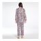 Basix Women's Loungewear, 4 Piece Set, Pink Yellow White Flowers, 508