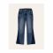 IXAMPLE Girls Blue Flared Denim Jeans