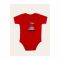 IXAMPLE Boys Baby Red Short Sleeve Body Suit