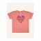 IXAMPLE Girls Peach Beautiful Girl Tee