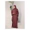 Affinity Burgundy Butterfly Gown Abaya