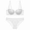 Omi Beauty, Daisy Dreams Bra Set, Pearl, OMI-DD-P