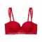 Omi Beauty, Wildflower Lace Bra Set, Cherry, OMI-WLS-C