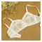 BeBelle Doria Lace Cup/Control Bra, B-Cup, Comfort & Control, White, 1585