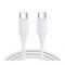 Joyroom 60W Type-C To Type-C Fast Charging Data Cable, 1m, White, S-CC060A9