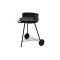 AJF Barbecue/BBQ Charcoal Grill, Stainless Steel Stands & Wheels, Cooking Surface 14.57 Inches, Ideal For Backyard & Camping
