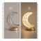 Moon Crystal Table Lamp, Rechargeable, 12 Hours Of Charging, RGBW, Tactile Switch, 101248