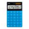 Deli Touch Series Acrylic Keys 12-Digits Desktop Calculator, Blue, E1589