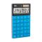 Deli Touch Series Acrylic Keys 12-Digits Desktop Calculator, Blue, E1589