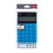 Deli Touch Series Acrylic Keys 12-Digits Desktop Calculator, Blue, E1589