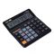 Deli 12 Digits Small Desktop Calculator, Black, EM01120