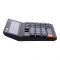 Deli 12 Digits Small Desktop Calculator, Black, EM01120