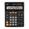 Deli 12-Digit Dual Memory Desktop Calculator, Black, EM888