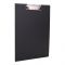 Deli Clip Board, A4 Size, Water Resistant, Metallic Cup, Black, E38153