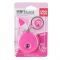 Deli Plastic Measure Tape With Key Chain, 1.5m X 7.5mm, Pink, E8214