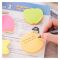 Deli Shape Sticky Notes, 76X76mm 3''X3'', 20X4 Sheets, 4 Assorted Colors, EA03202