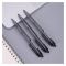 Deli Ball Pen, Mini Tip 0.7mm, Black, EQ02120