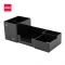 Deli Desk Organizer With Six Compartments, Multi-Purpose Use, 254X112X90mm, Black, EZ00220