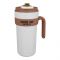 AJF Stainless Steel Vacuum Coffee Mug With Temperature Sensor, 650ml Capacity, Assorted Colors