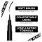 LAMEL Soft Brush Long Lasting Waterproof Eyeliner Pen, 401 Deep Black