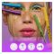 LAMEL OhMy Color Gel Eye Liner, Waterproof, Long-Lasting, 1.4g, 405 Violet