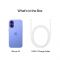 Apple iPhone 16, 128GB, Ultramarine - Free Apple 20W Adapter