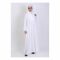 Affinity Basic Front Closed Abaya + Hijab Set, White