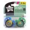 Tommee Tippee Air Style Soother Orthodontic 2-Pack 0-6m (Blue/Green) - 433376/38