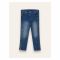 IXAMPLE Girls Denim Jeans With Zip Detail, Blue, IXSGB 63039