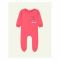 IXAMPLE Girls Terry Twinkle Toe Romper, Coral, IXSRS 21319