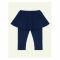 IXAMPLE Girls Fleece Diamond Textured Trouser with Skirt, Navy Blue, IXWBB 63042