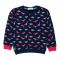 Ixample Boys Dino Printed Sweatshirt, Navy Blue, IXWBSS 65032