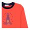 Ixample Boys Rocket Embroidered Sweatshirt, Orange, IXWBSS 65033