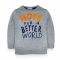 IXAMPLE Boys Hope Embroidered Sweatshirt, Heather Grey, IXWBSS 650161
