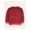 IXAMPLE Girls Zigzag Pattern Sweatshirt, Coral, IXWGSS 74011