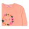 Ixample Girls Floral Printed Sweatshirt, Peach, IXWGSS 74039