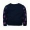 IXAMPLE Girls Navy Pom Pom Sweatshirt, Navy, IXWGSS 740261