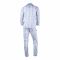 Basix Men's Yarn Dyed Cotton 2-Pack Loungewear Set, Sky Blue Plaid Checks, LW-812