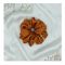 Sandeela Silk/Chiffon Classic Scrunchies Copper, M03-02-1103