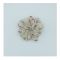 Sandeela Silk/Chiffon Classic Scrunchies White, M03-02-1109