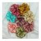 Sandeela Silk/Chiffon Classic Scrunchies, All Pastels, 8-Pack, M03-02-8003
