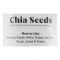 Earth Bar Organic Chia Seeds, 250g