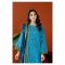 Orient Textile Unstitched 3 Piece Printed Khaddar Shirt, Khaddar Pant & Khaddar Dupatta, Teal, 57781