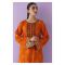 Orient Unstitched 1 Piece Embroidered Lawn Shirt, Orange, 52592