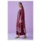 Orient Textile Unstitched 3 Piece Embroidered Lawn Shirt Cambric Pant & Chiffon Dupatta, Maroon, 54602