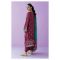 Orient Textile Unstitched 3 Piece Embroidered Lawn Shirt Cambric Pant & Chiffon Dupatta, Maroon, 54602